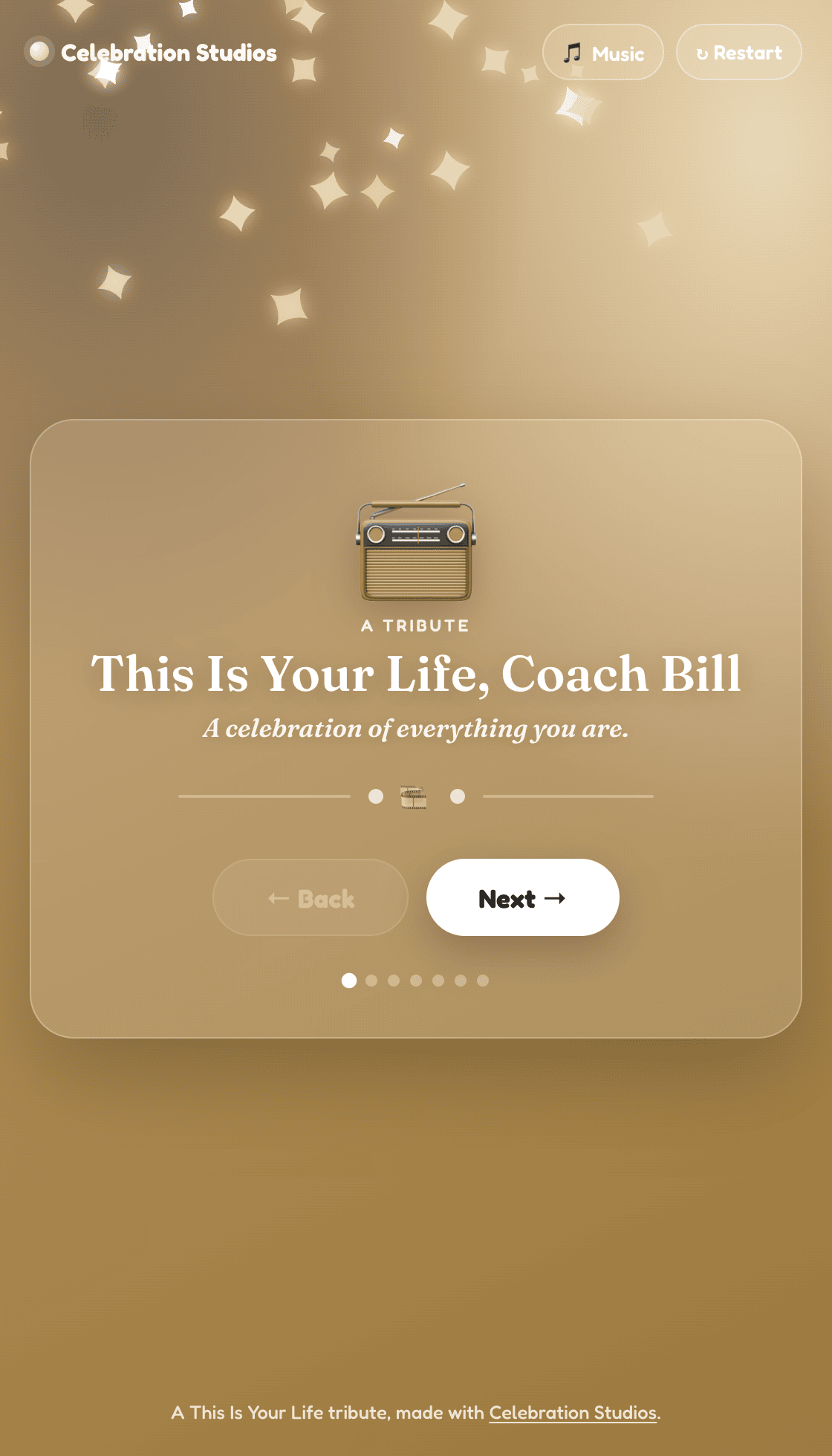 A retirement tribute for Coach Bill
